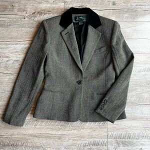 Ralph Lauren Wool & Velvet Vintage Blazer